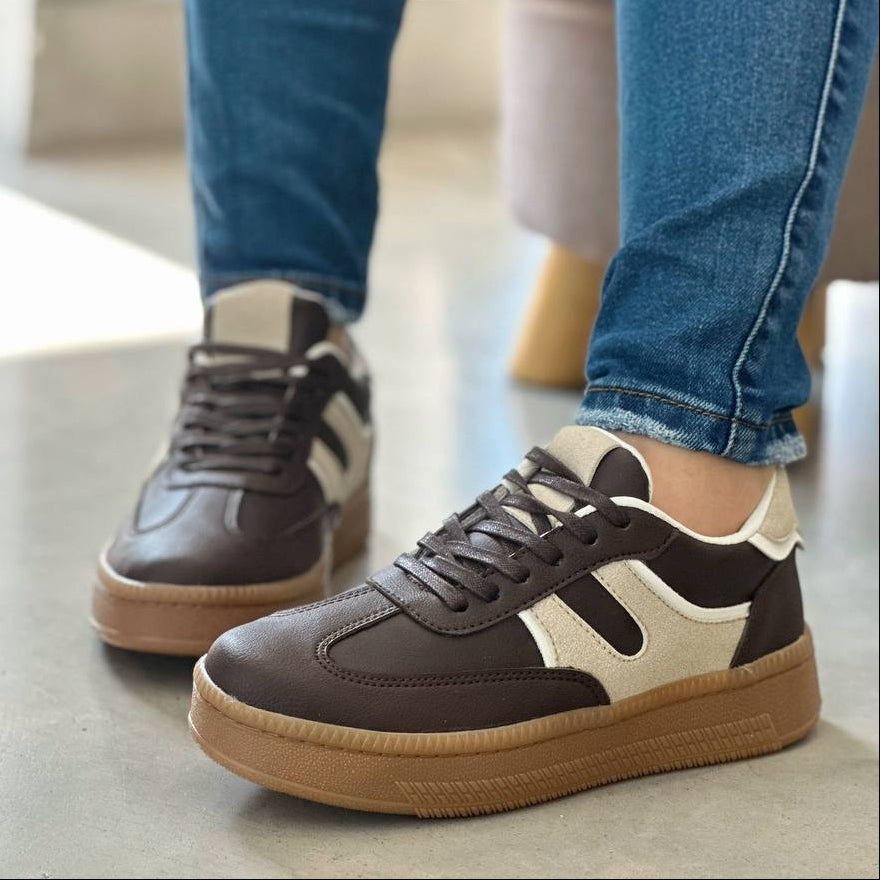 Tenis Cafes mujer D866