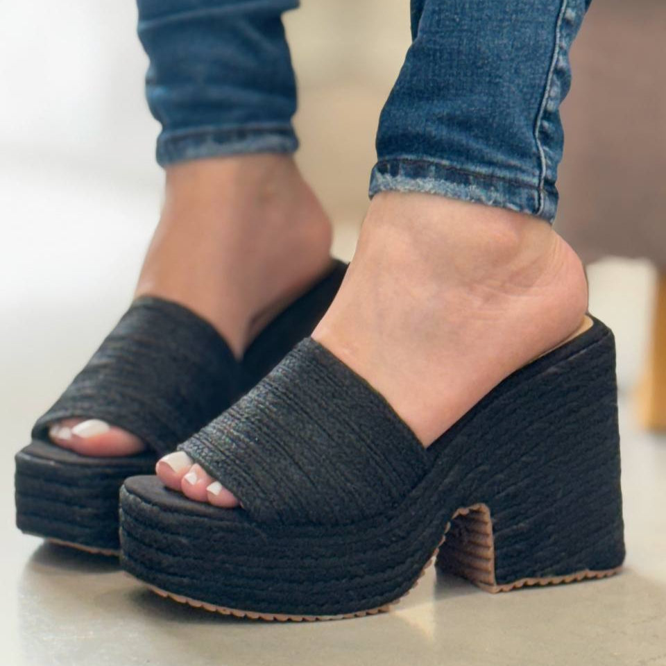 Sandalias Plataformas en Yute PLTF822