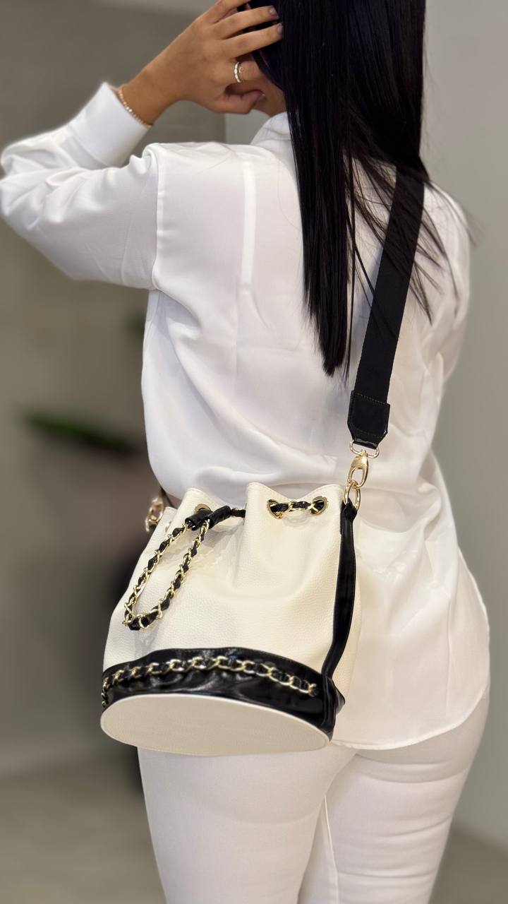 Bolso para Dama BL028 Hueso x Negro