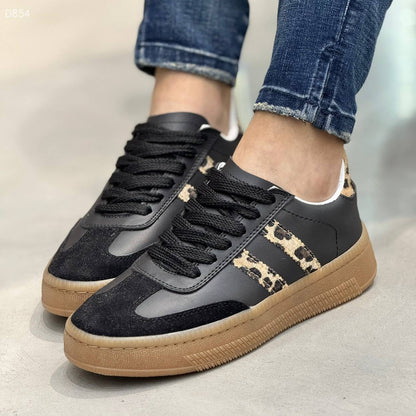 Tenis de Nueva Colección para Mujer D854 Negro X Print