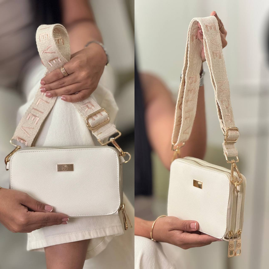 Bolso blanco para dama BL033