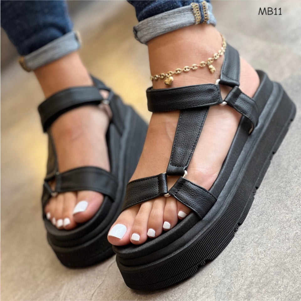 Sandalias de Moda para mujer MB11 Negro