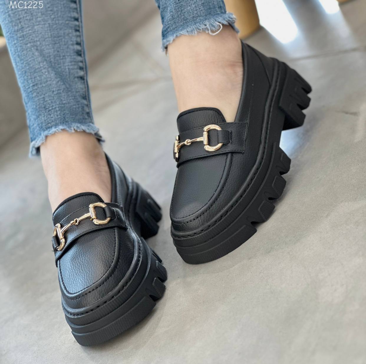 Mocasines negros para Mujer MC1225