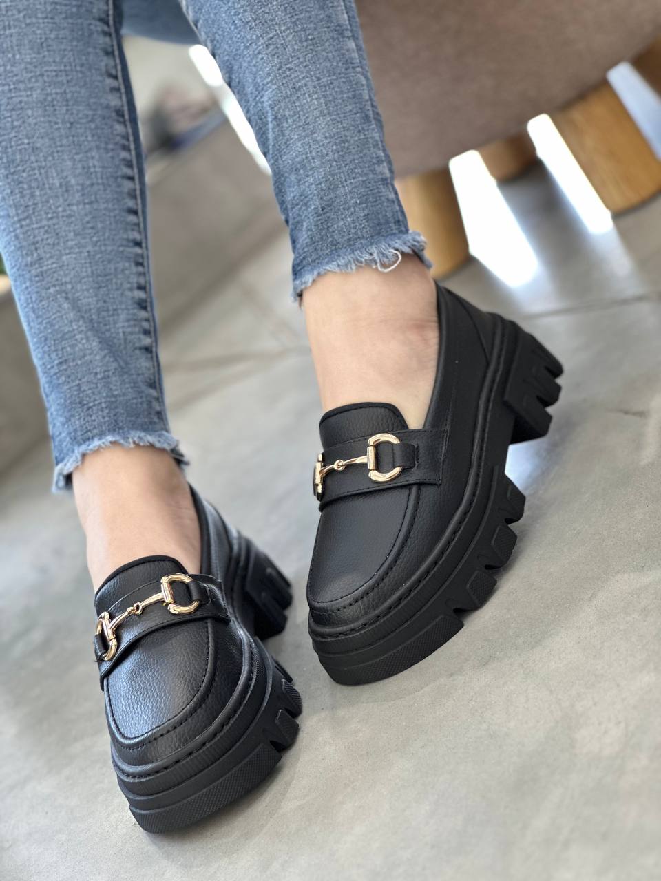 Mocasines negros para Mujer MC1225