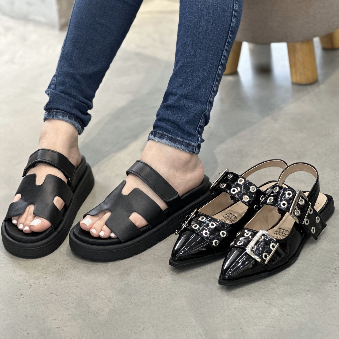 COMBO: Flats + Sandalias