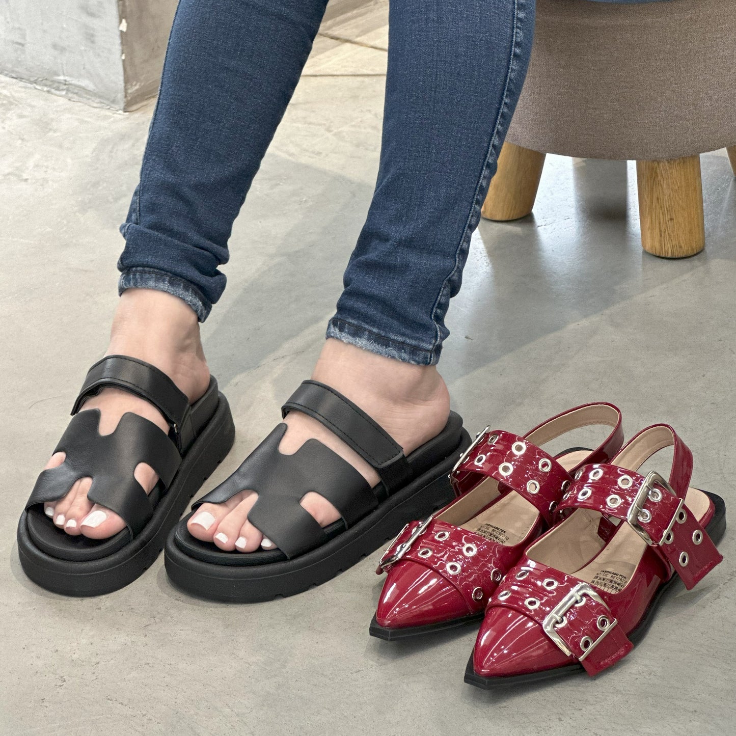 COMBO: Flats + Sandalias